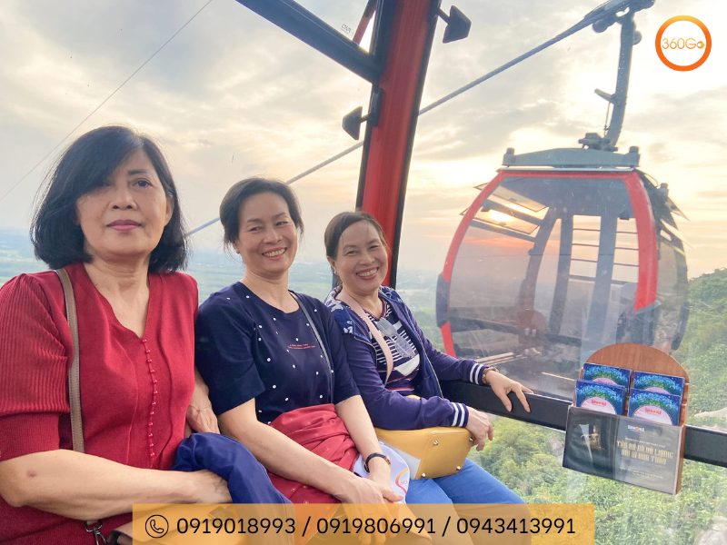 Hệ thống cáp treo tại Núi Bà Đen - Du lịch 360Go